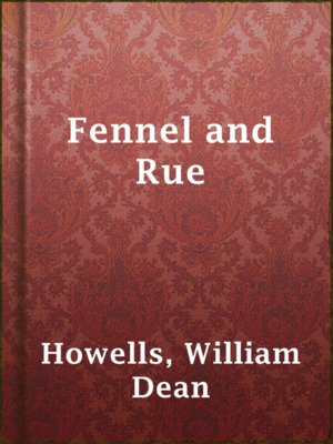 cover image of Fennel and Rue